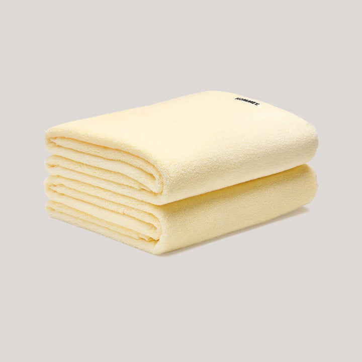 Hommey Bath Towel - Custard