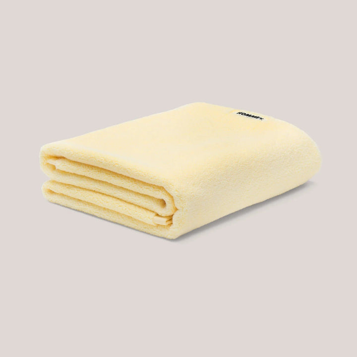 Hommey Bath Sheet - Custard