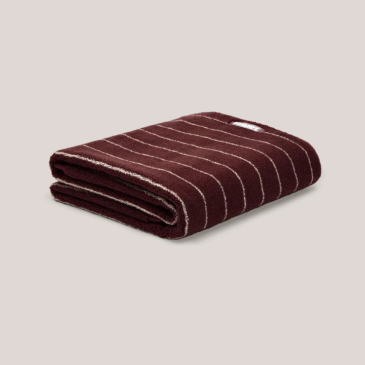 Hommey Bath Sheet - Merlot