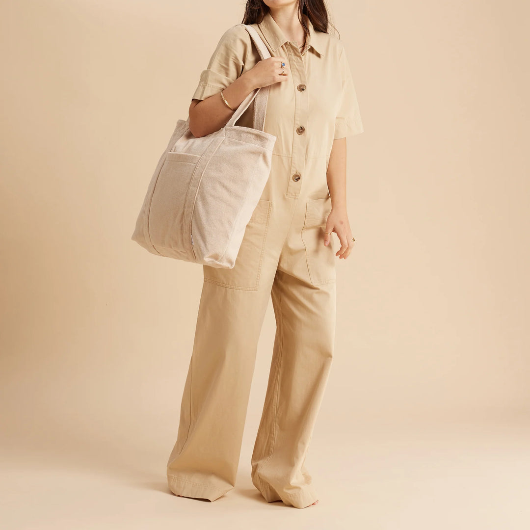 Hommey Terry Beach Bag - Coconut