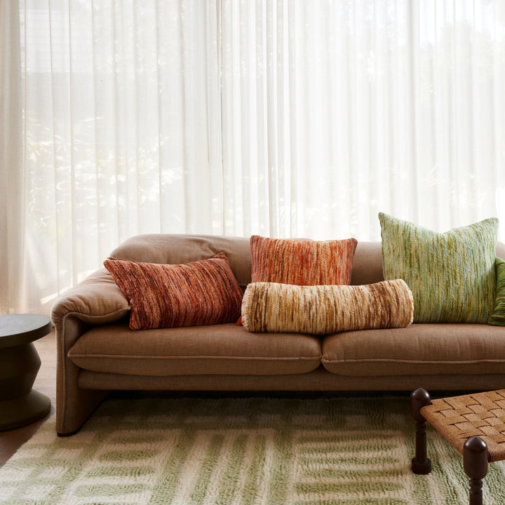 Bonnie & Neil Wool Marle Rust Cushion 40x60cm