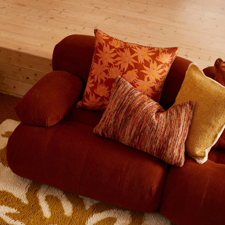 Bonnie & Neil Wool Marle Rust Cushion 40x60cm