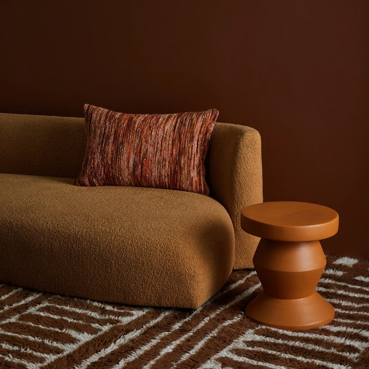 Bonnie & Neil Wool Marle Rust Cushion 40x60cm