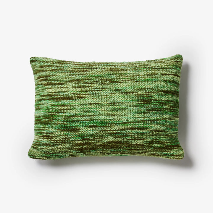 Bonnie & Neil Wool Marle Emerald Cushion 40x60cm