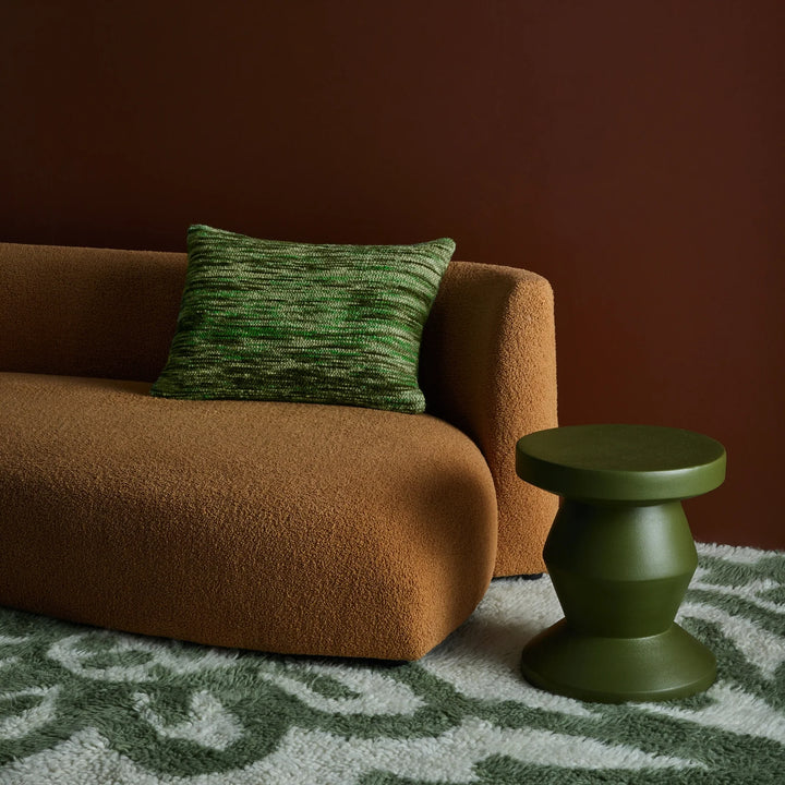 Bonnie & Neil Wool Marle Emerald Cushion 40x60cm