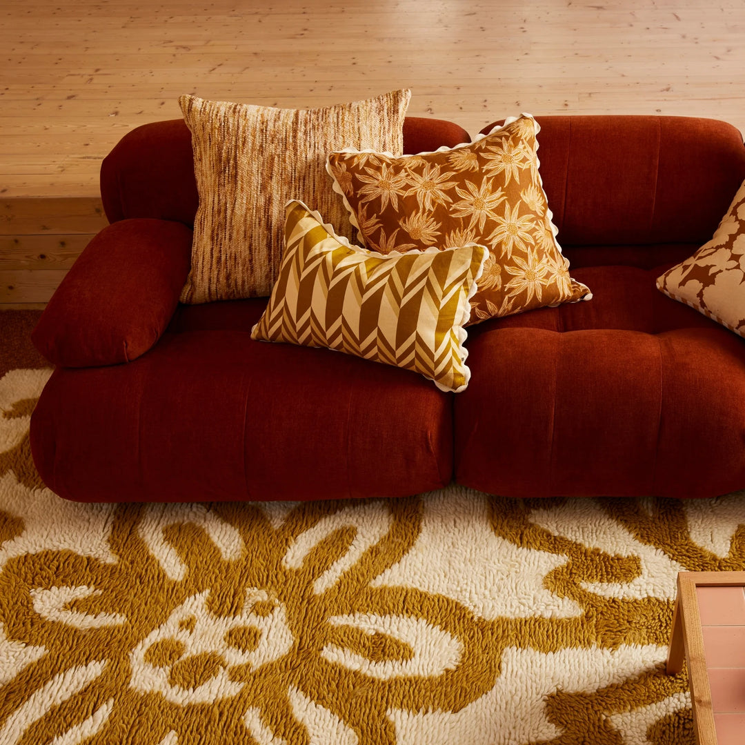 Bonnie & Neil Channel Citron Cushion 60x40cm