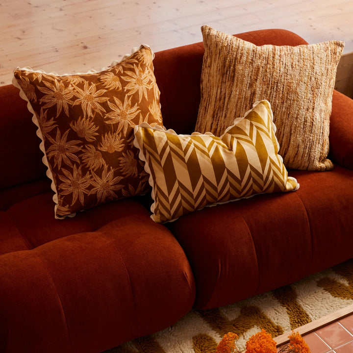 Bonnie & Neil Channel Citron Cushion 60x40cm