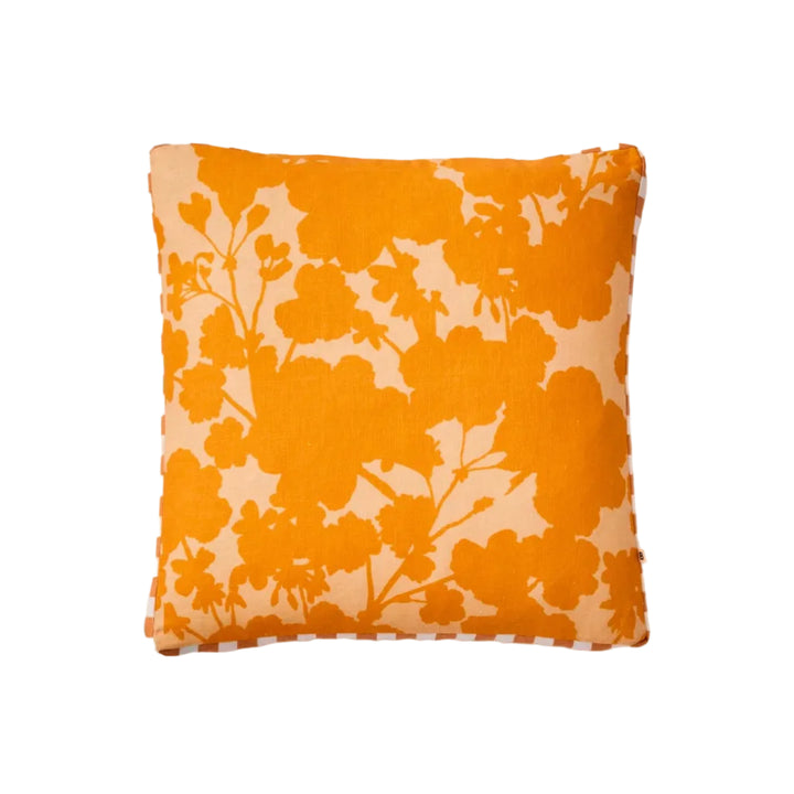 Bonnie & Neil Geranium Sunny Linen Cushion 50cm
