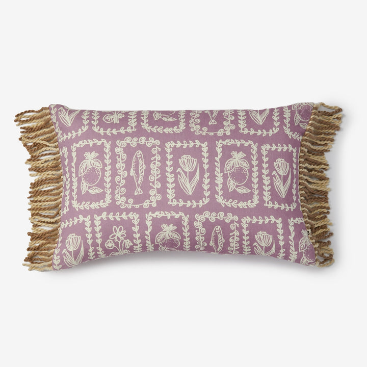 Bonnie & Neil Petra Lilac Cushion 60x40cm