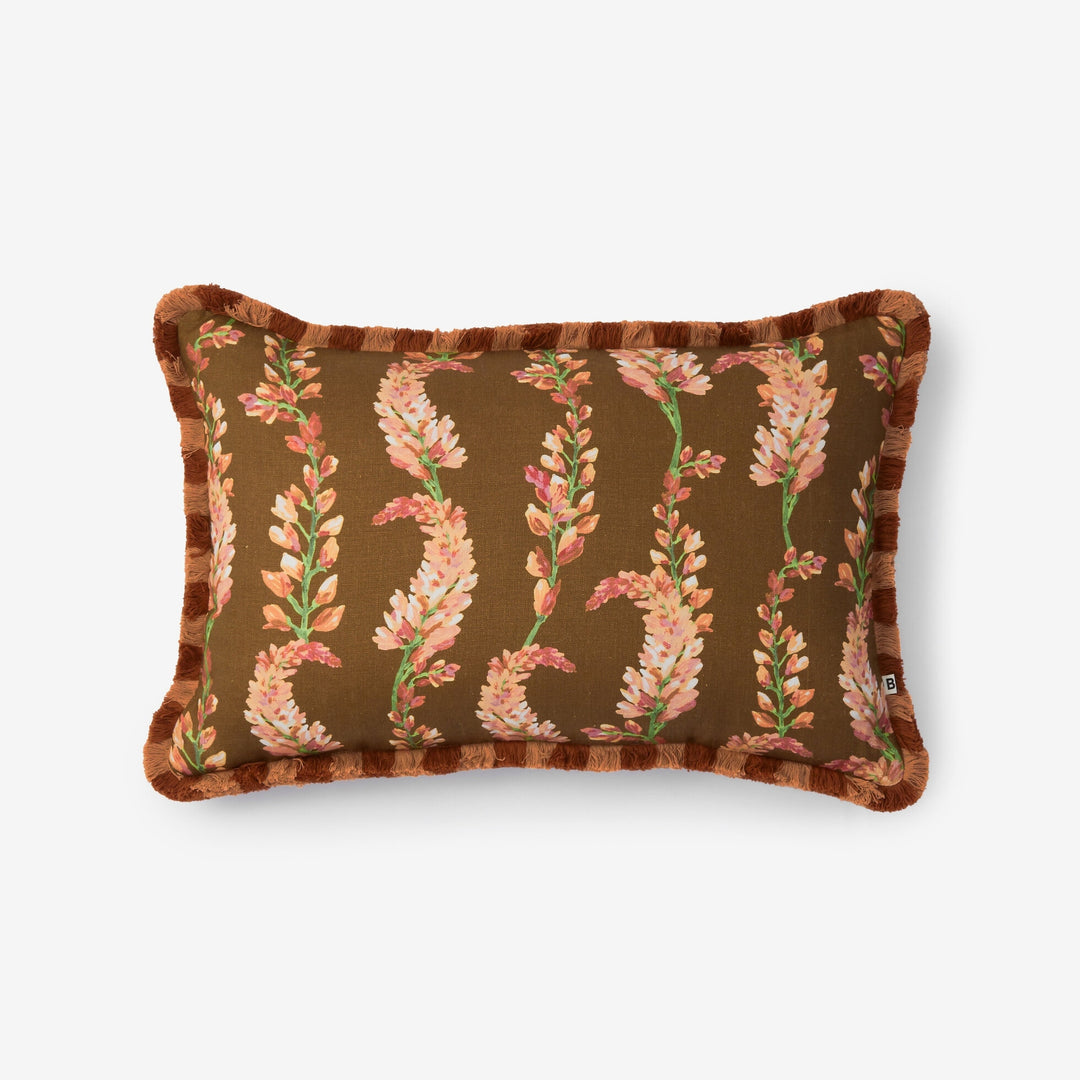 Bonnie & Neil Penny Brown Cushion 60x40cm