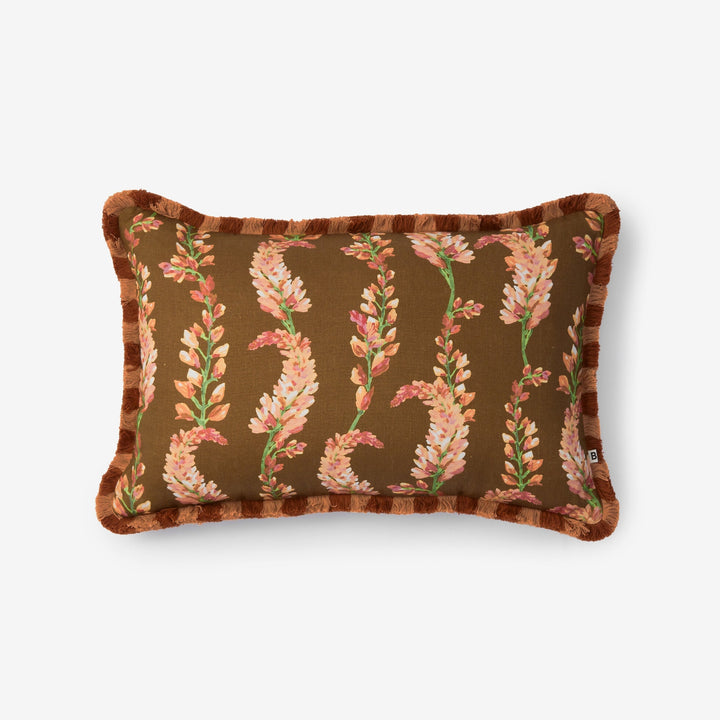 Bonnie & Neil Penny Brown Cushion 60x40cm
