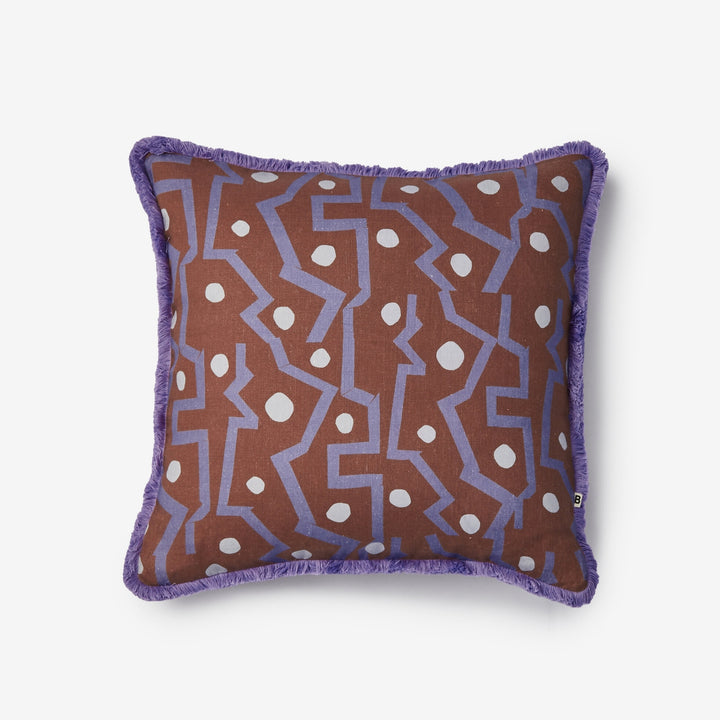 Bonnie & Neil Memphis Burgundy Cushion 50cm