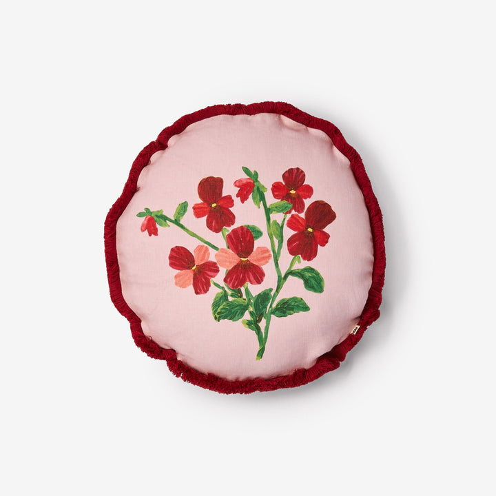 Bonnie & Neil Mini Viola Round Cushion