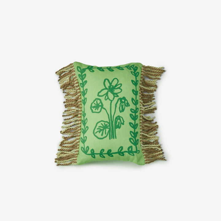 Bonnie & Neil Petra Green Cushion 40x30cm
