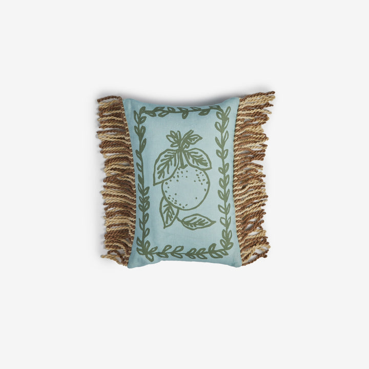 Bonnie & Neil Petra Blue Cushion 40x30cm