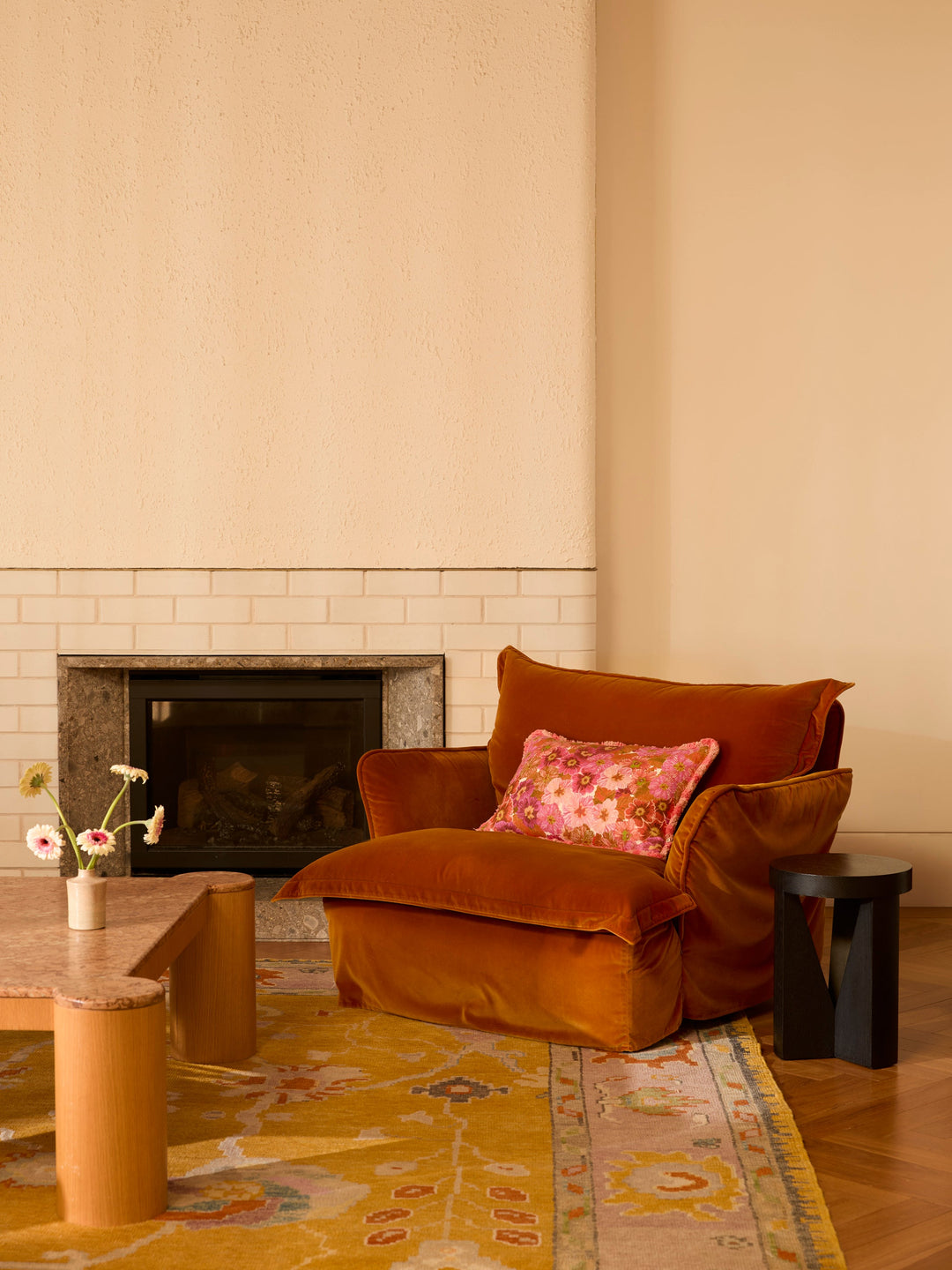 Bonnie & Neil Primrose Pink Cushion 60x40cm