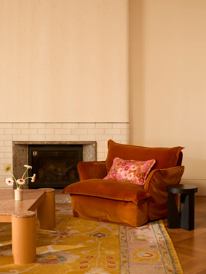 Bonnie & Neil Primrose Pink Cushion 60x40cm