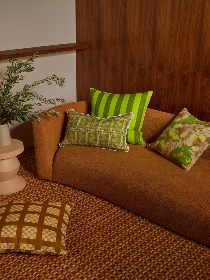 Bonnie & Neil Mountain Floral Citrine Cushion 50cm