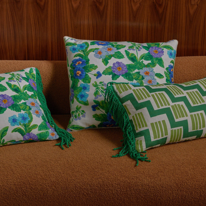 Bonnie & Neil Summer Patch Blue Cushion 50cm