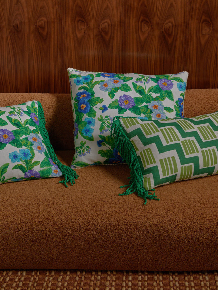 Bonnie & Neil Summer Patch Blue Cushion 60cm