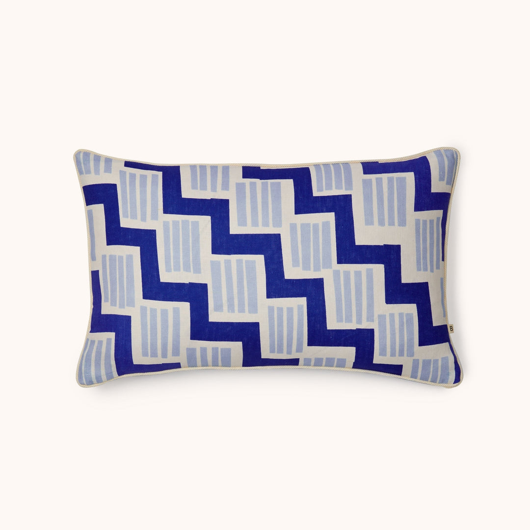 Bonnie & Neil Rosemary Blue Cushion 60x40cm