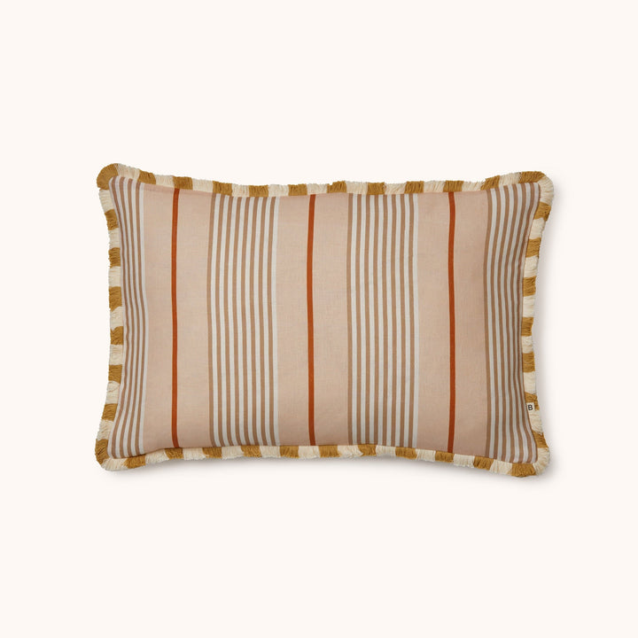 Bonnie & Neil Club Stripe Pearl Cushion 60x40cm