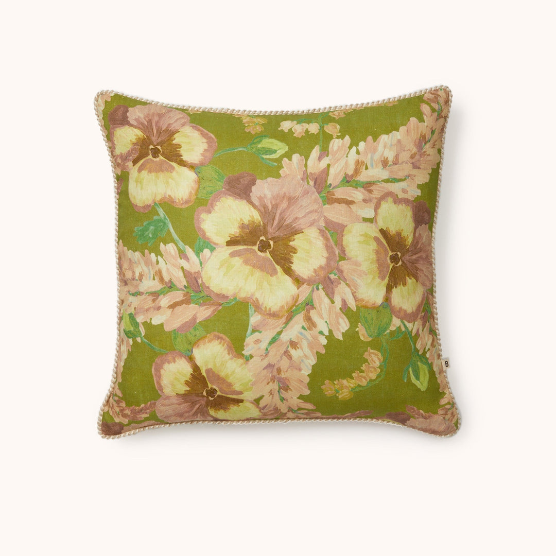 Bonnie & Neil Mountain Floral Citrine Cushion 50cm