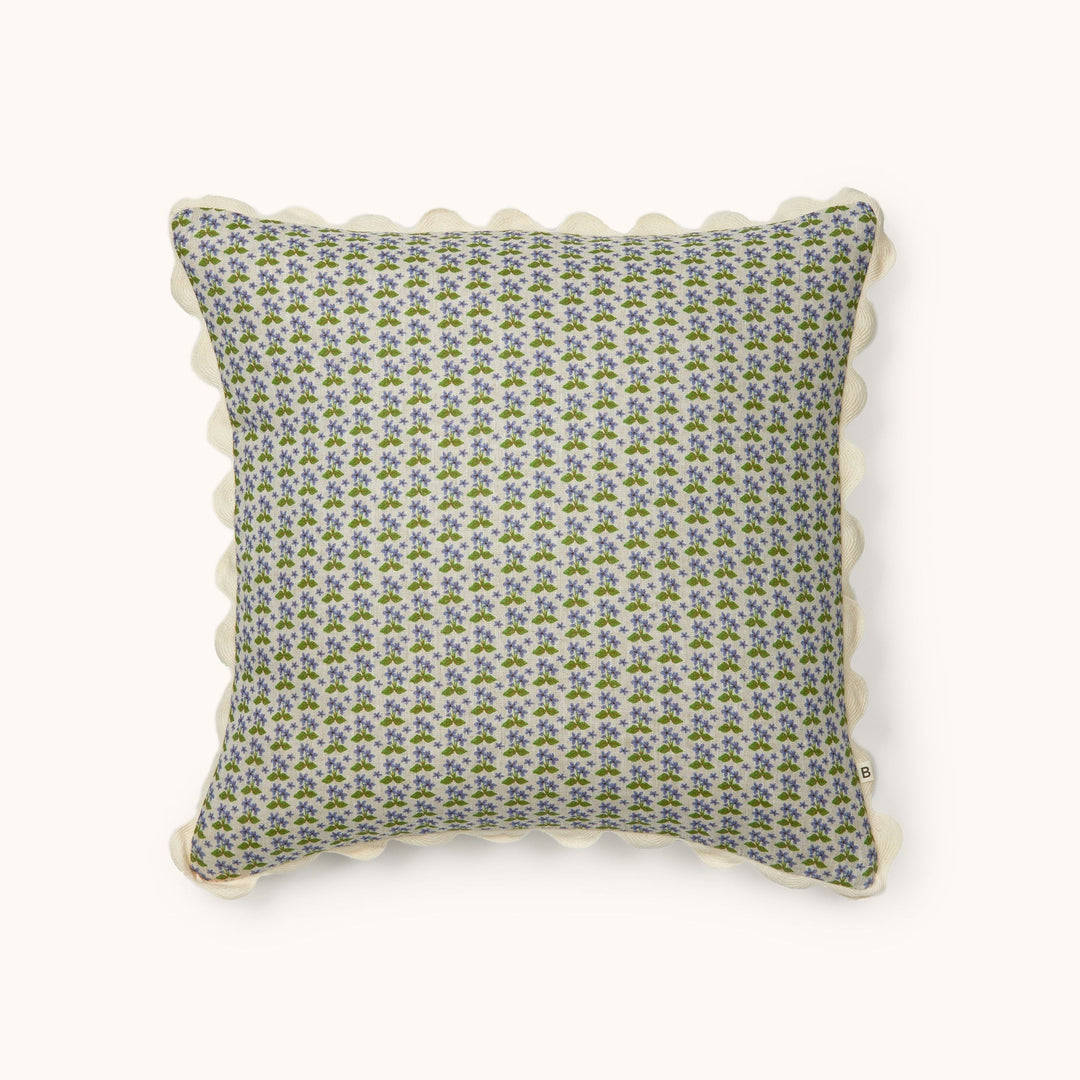 Bonnie & Neil Petit Madeline Blue Cushion 50cm