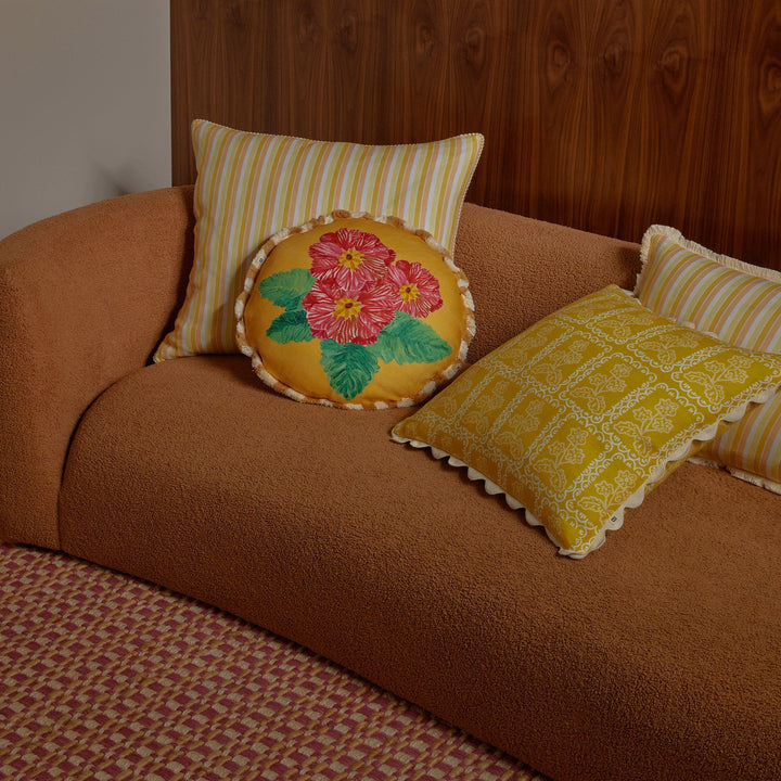 Bonnie & Neil Martine Yellow Cushion 50cm