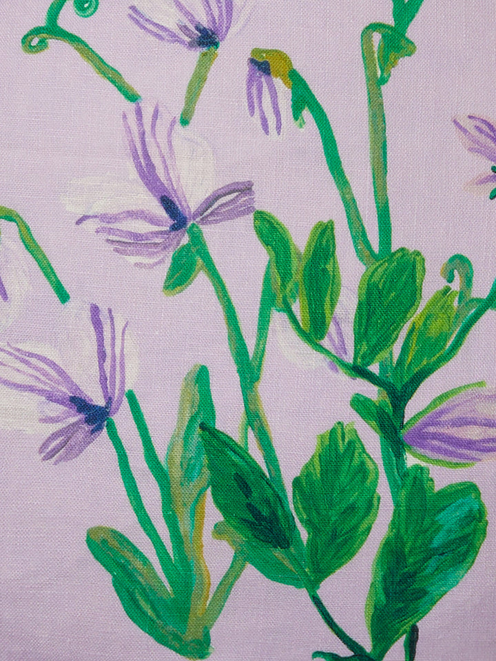 Bonnie & Neil Sweet Pea Lilac Round Cushion