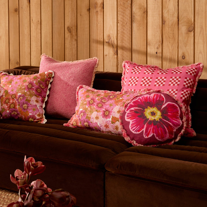 Bonnie & Neil Primrose Pink Cushion 50cm