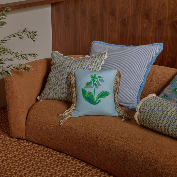 Bonnie & Neil Petit Madeline Blue Cushion 50cm