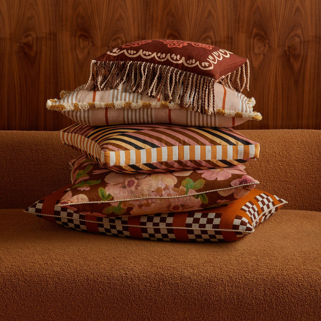 Bonnie & Neil Horizon Tan Cushion 50cm