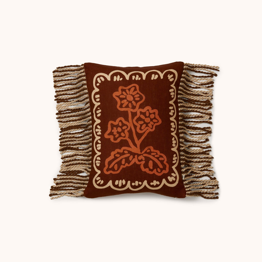 Bonnie & Neil Martine Mini Brown Cushion 30x40cm