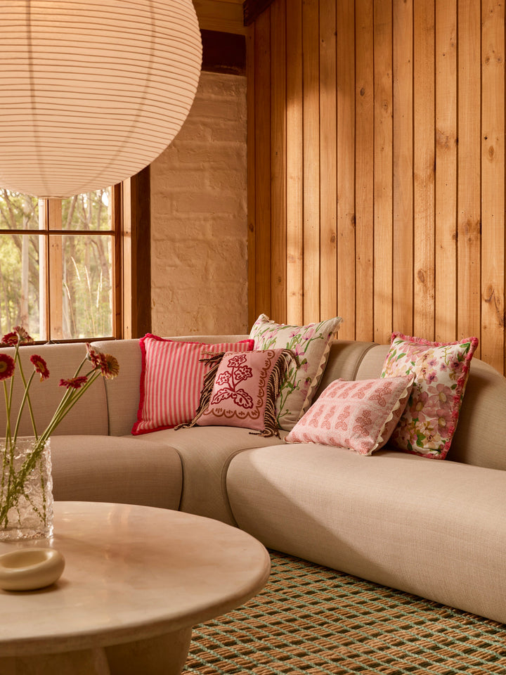 Bonnie & Neil Prairie Pink Cushion 50cm