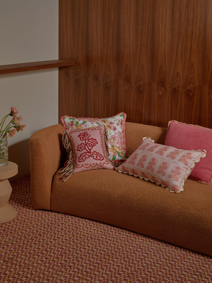 Bonnie & Neil Martine Pink Cushion 60x40cm