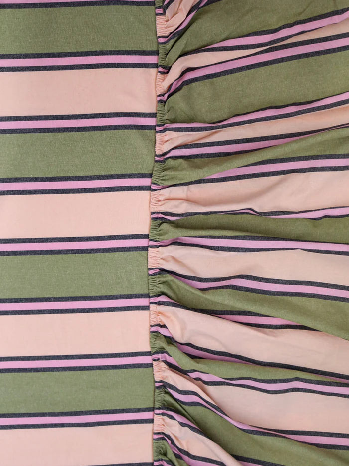 Mosey Me Carnival Stripe Fitted Sheet
