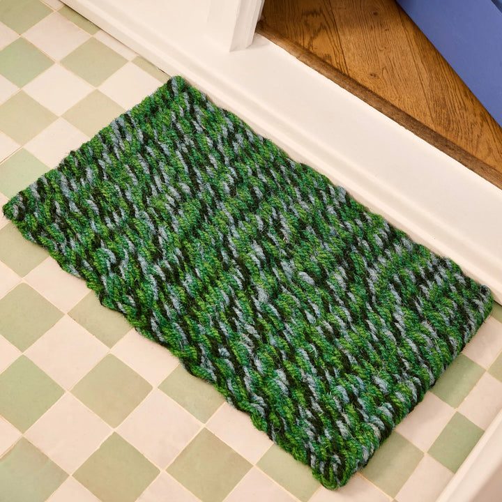 Bonnie & Neil Woven Emerald Door Mat