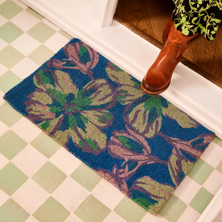 Bonnie & Neil Tulip Blue Door Mat