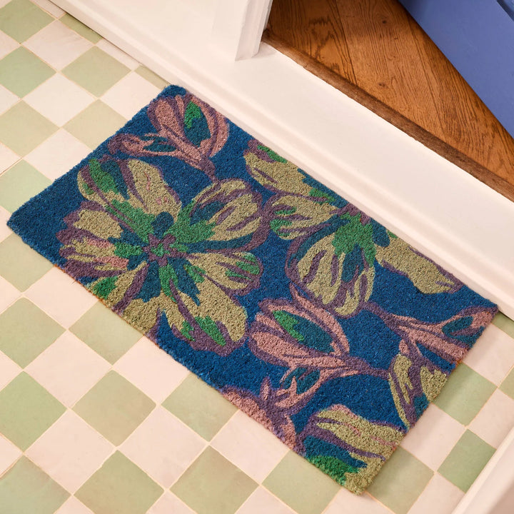 Bonnie & Neil Tulip Blue Door Mat