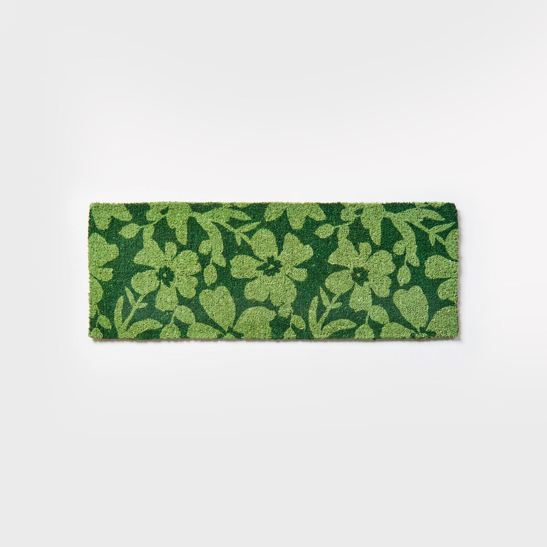 Bonnie & Neil Mallow Green Long Door Mat