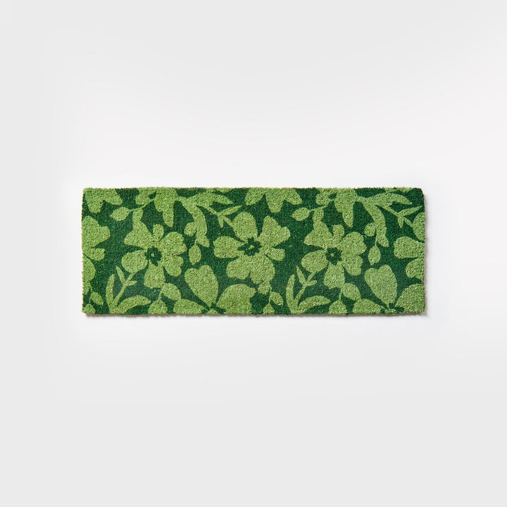 Bonnie & Neil Mallow Green Long Door Mat