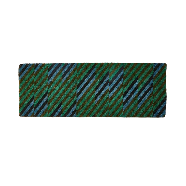 Bonnie & Neil Patchwork Blue Green Long Door Mat