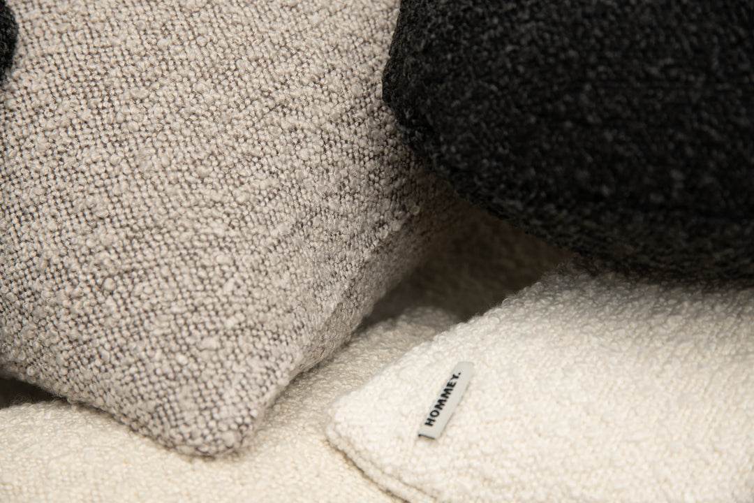 Hommey Boucle Cushion - Stone
