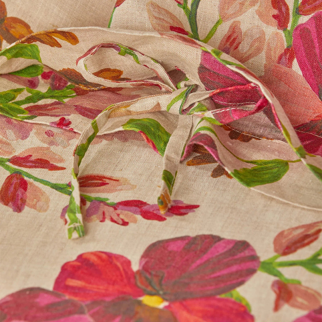 Bonnie & Neil Lupin Multi Linen Quilt Cover