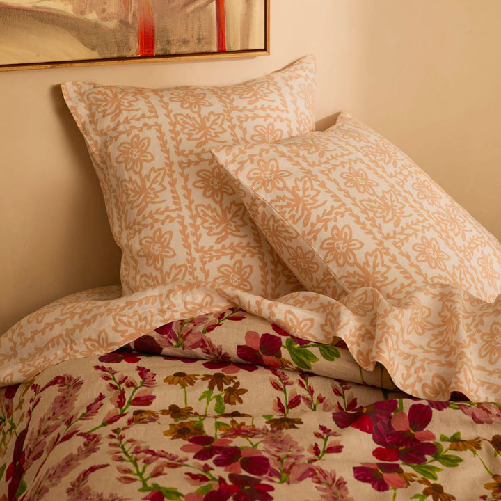Bonnie & Neil Lupin Multi Linen Quilt Cover
