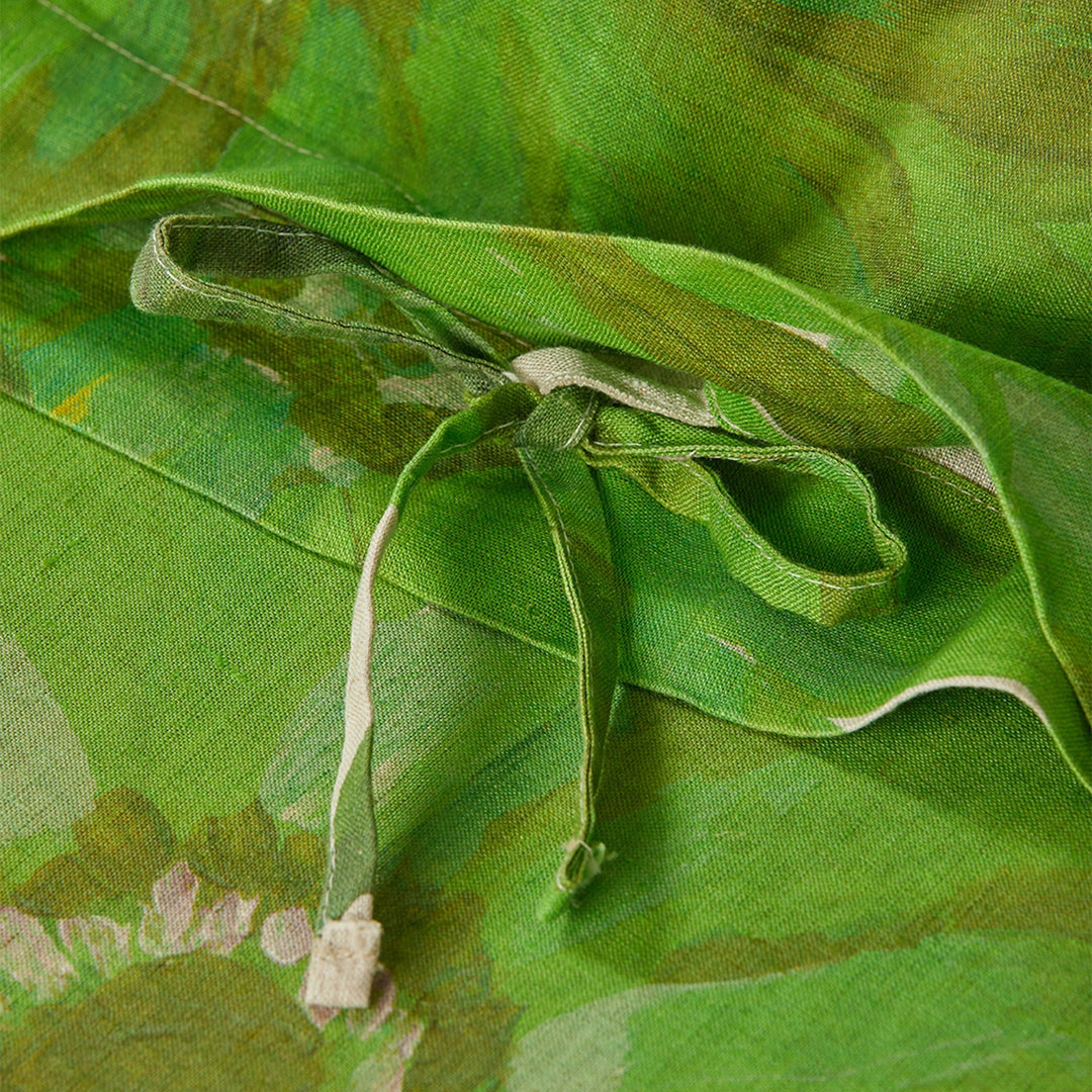 Bonnie & Neil Marigold Leaf Linen Quilt Cover
