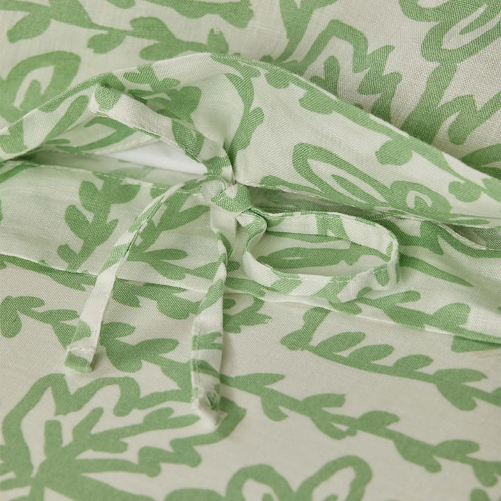 Bonnie & Neil Daisy Sage Linen Quilt Cover