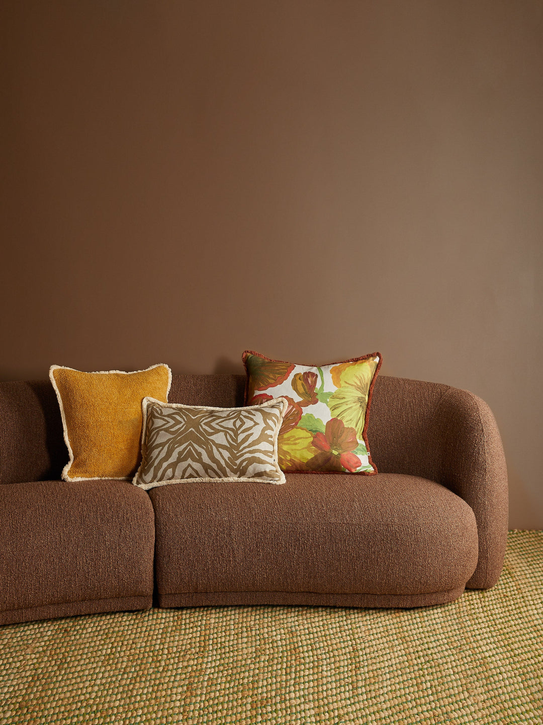Bonnie & Neil Grain Tan Cushion 50cm