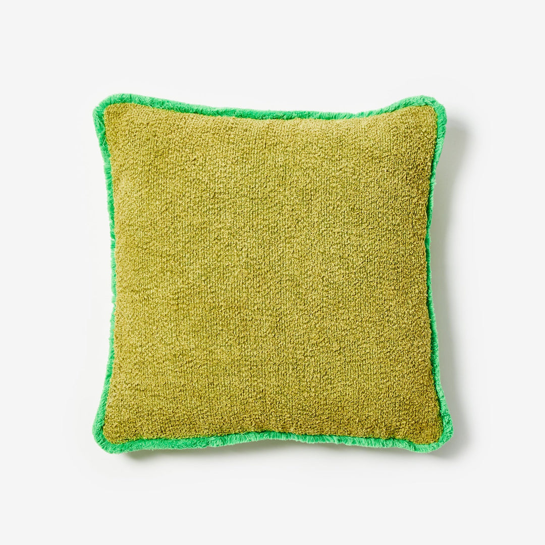 Bonnie & Neil Grain Green Cushion 50cm